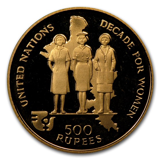 Seychelles 1985 Proof 500 Rupees Gold Coin (Proof) Seychelles 1985 Proof 500 Rupees Gold Coin (Proof)